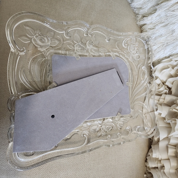 Walther Glas Vintage Crystal Glass Picture Frame . - Picture 8 of 10